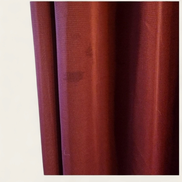 David's Bridal Burgundy Chiffon Maxi Dress Formal Gown Sleeveless Bridesmaid - 0 - Picture 6 of 7